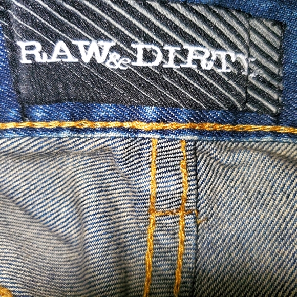 Raw and Dirty Men Distressed Jeans 38 - Picture 11 of 12